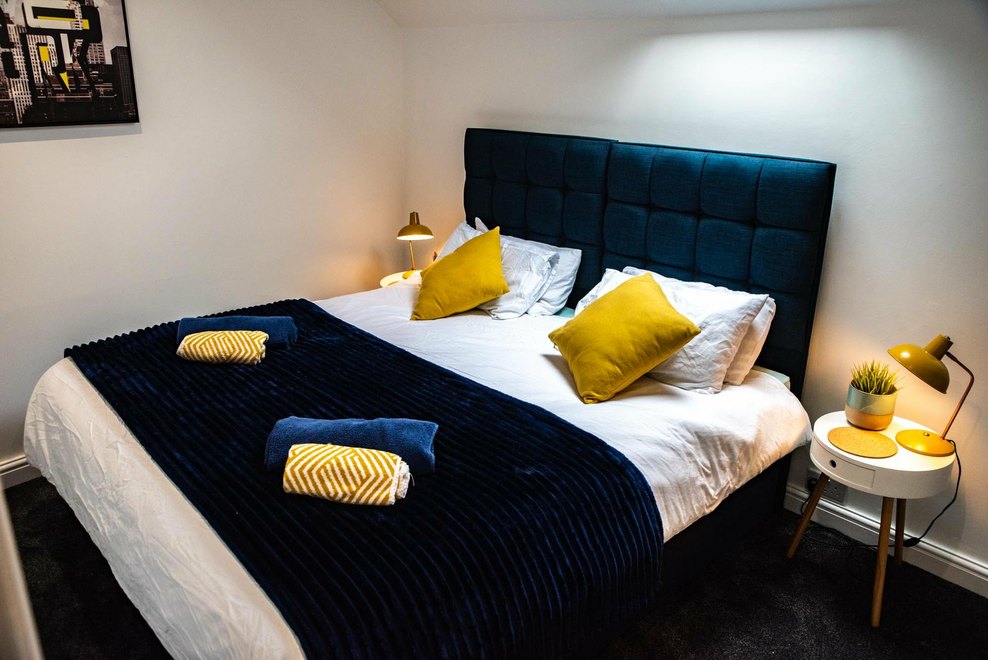 Bedroom setup for the Stainforth, Doncaster sleeps 10 house